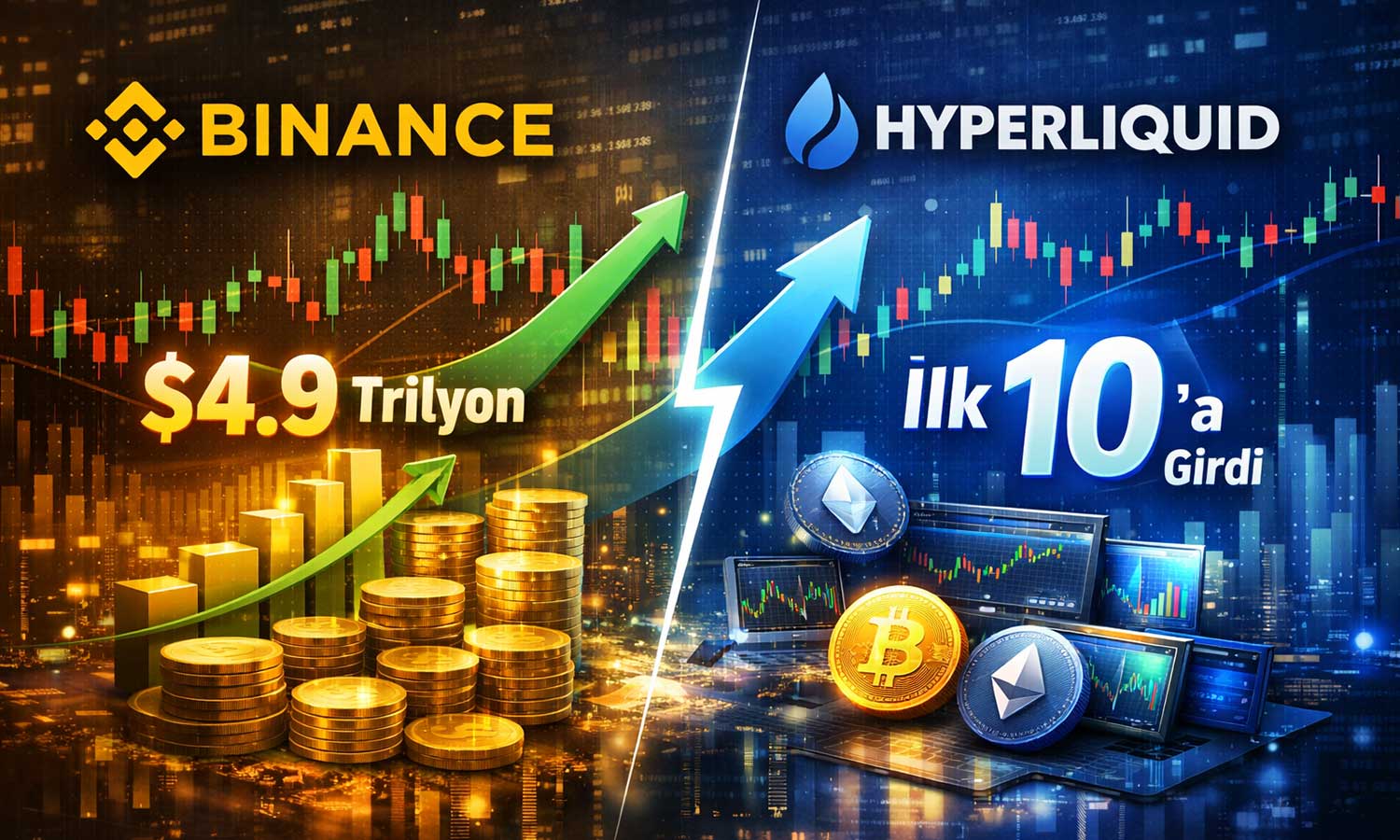 Kriptoda türev rüzgarı: Binance zirvede, Hyperliquid ilk 10’da
