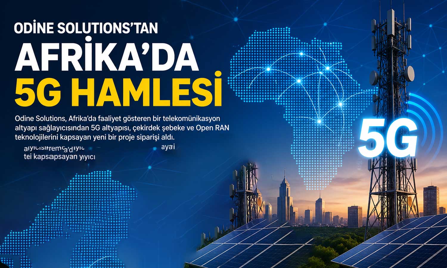 Odine Solutions’tan Afrika’da 5G hamlesi
