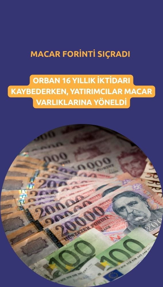 Macar forinti sıçradı: Orban'ın seçim yenilgisi piyasaları coşturdu