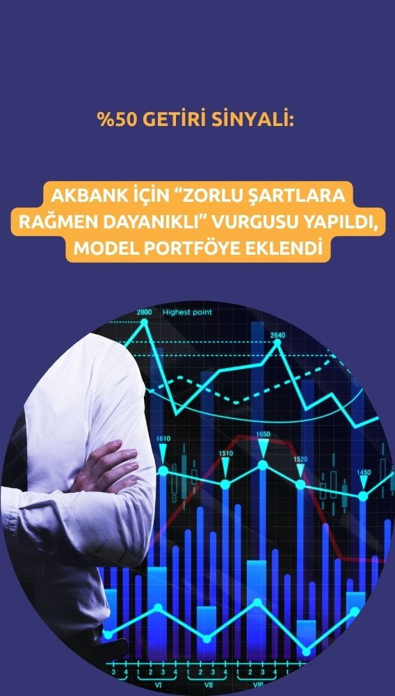 AKBNK için yüzde 50 getiri sinyali: Model portföye eklendi