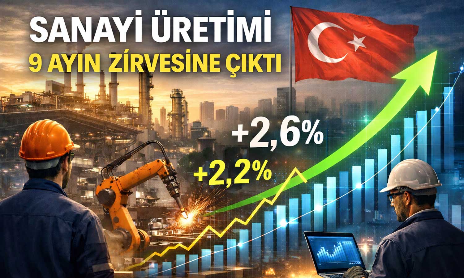 Sanayide güçlü toparlanma: Şubat verileri yükselişte