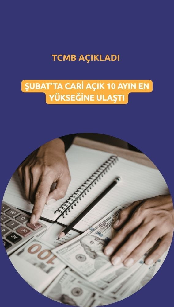 TCMB açıkladı: Cari açık 10 ayın en yükseğine ulaştı