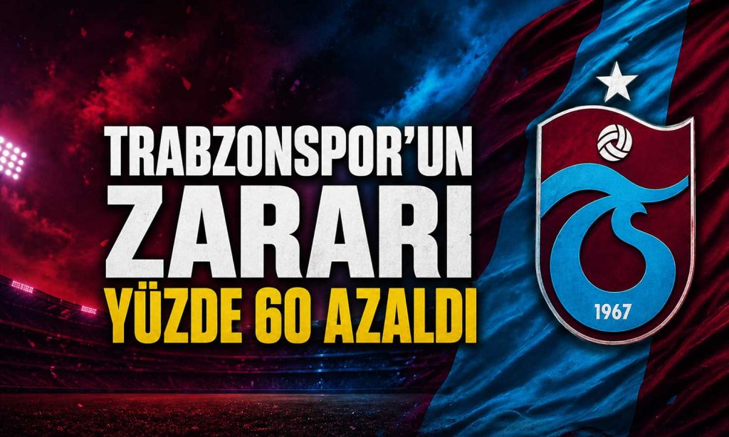 Trabzonspor’da finansal tablo iyileşiyor: Zarar geriledi