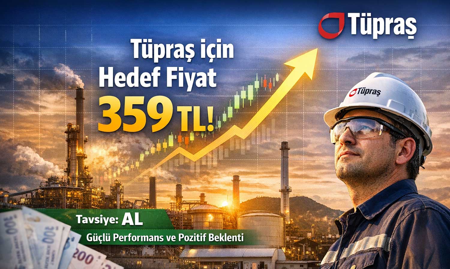 TUPRS’a güçlü revizyon: Hedef 359 TL’ye yükseltildi