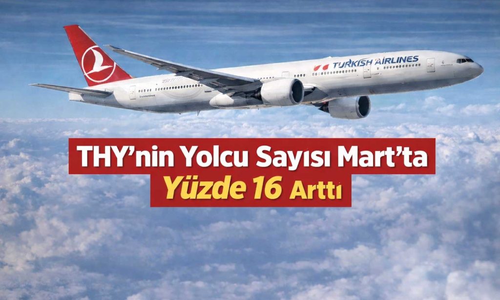Türk Hava Yolları Mart’ta güçlü büyümesini sürdürdü