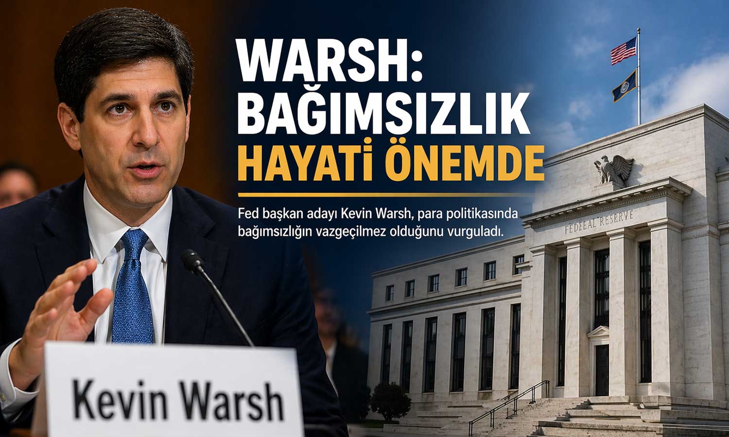 Warsh: Enflasyonla mücadelede yeni çerçeve şart