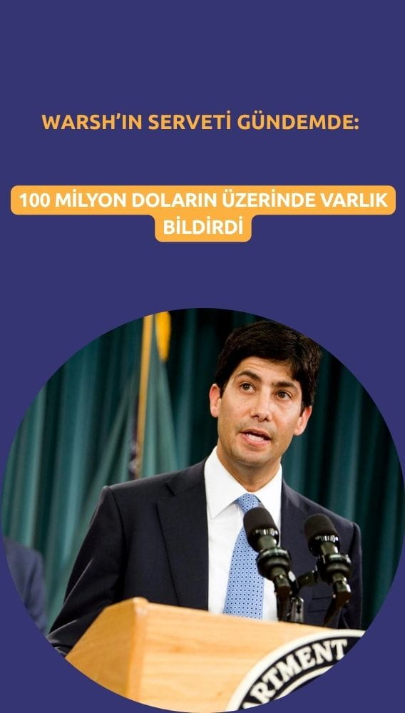 Warsh'ın serveti gündemde: 100 milyon doların üzerinde varlık bildirdi