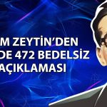 Yüzde 378 yükselen Cem Zeytin bedelsiz için tarih verdi