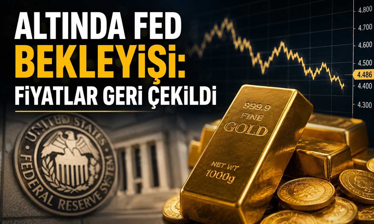 Altın fiyatlarında negatif seyir sürüyor