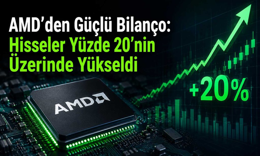 AMD’den güçlü bilanço: Hisseler yüzde 20’nin üzerinde yükseldi