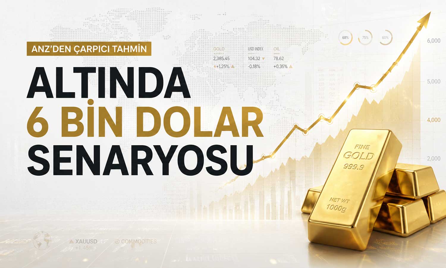 ANZ: Jeopolitik riskler altını zirveye taşıyabilir