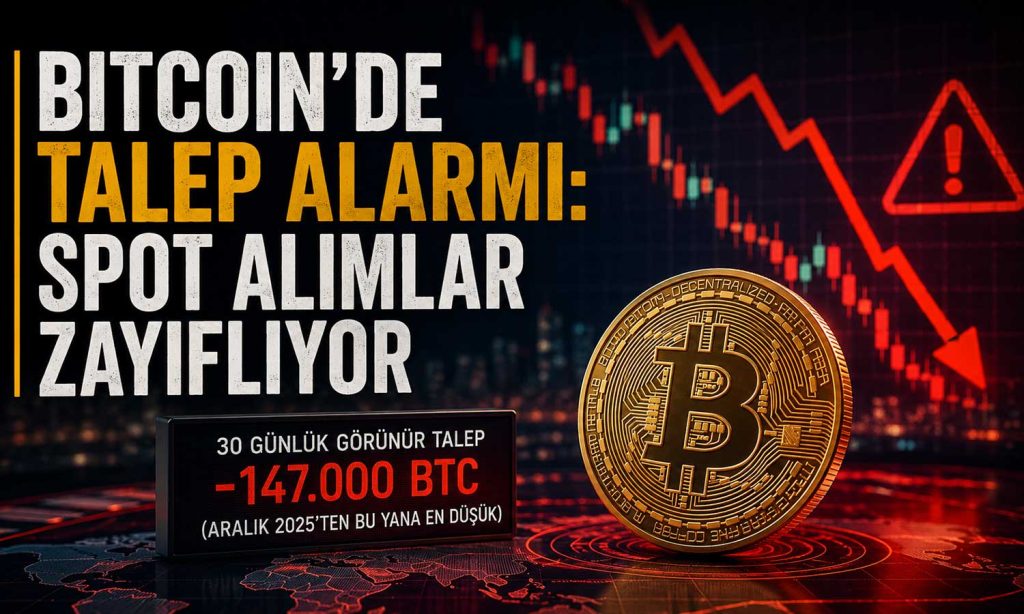 Bitcoin talebi Aralık’tan bu yana en düşük seviyede