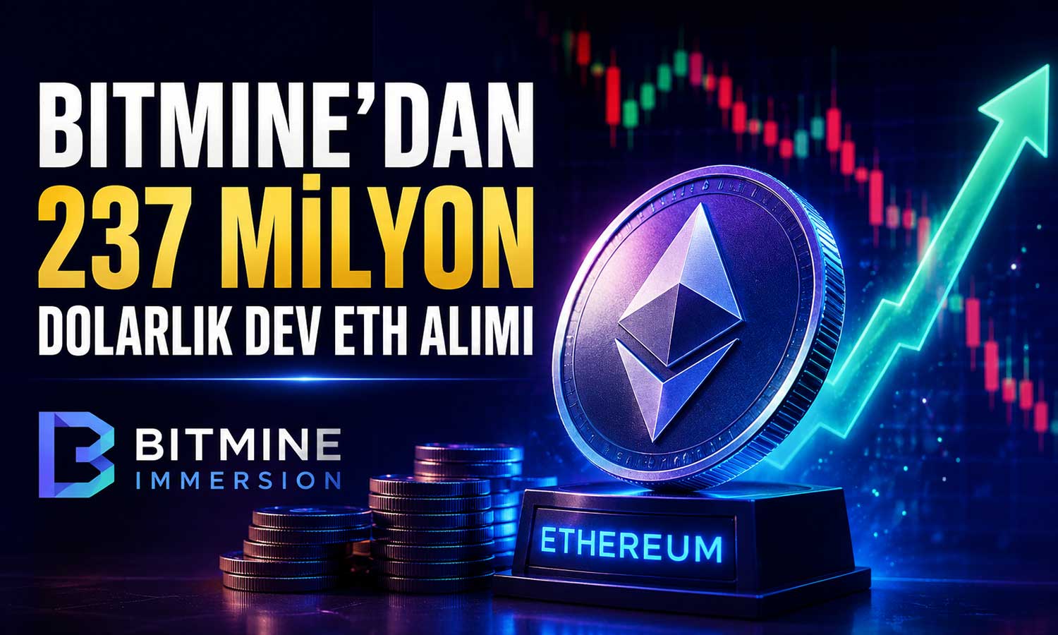 Bitmine, Ethereum’daki düşüşü fırsata çevirdi