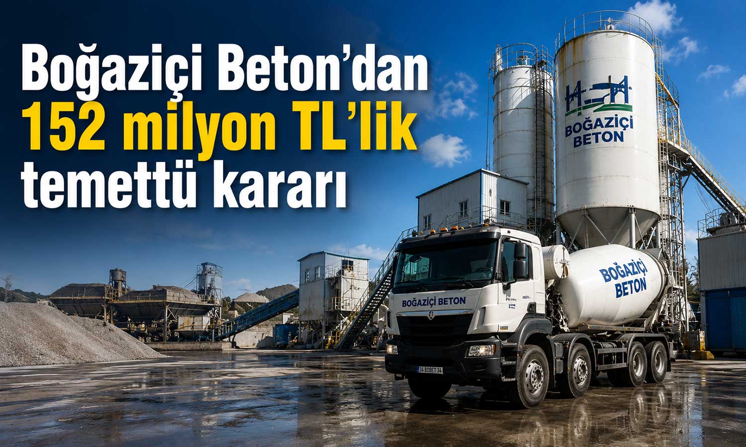 Boğaziçi Beton 152 milyon TL brüt kâr payı dağıtacak