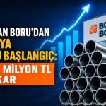 Borusan Boru ilk çeyrekte zarardan kara geçti
