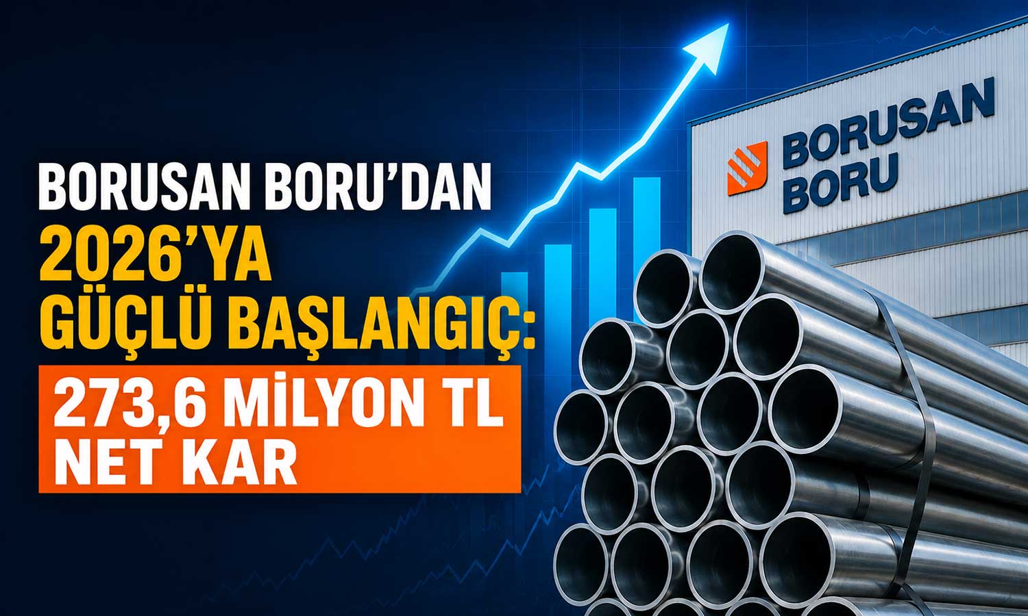 Borusan Boru ilk çeyrekte zarardan kara geçti