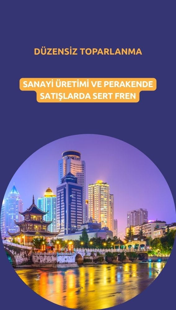 Çin ekonomisinde alarm sinyali: Sanayi Nisan'da sert fren yaptı