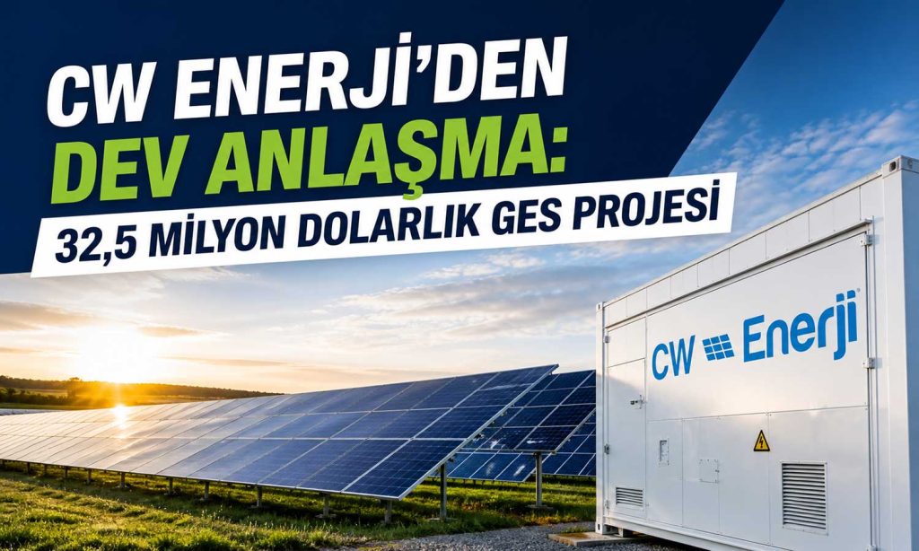 CW Enerji’den dev anlaşma: 32,5 milyon dolarlık GES projesi
