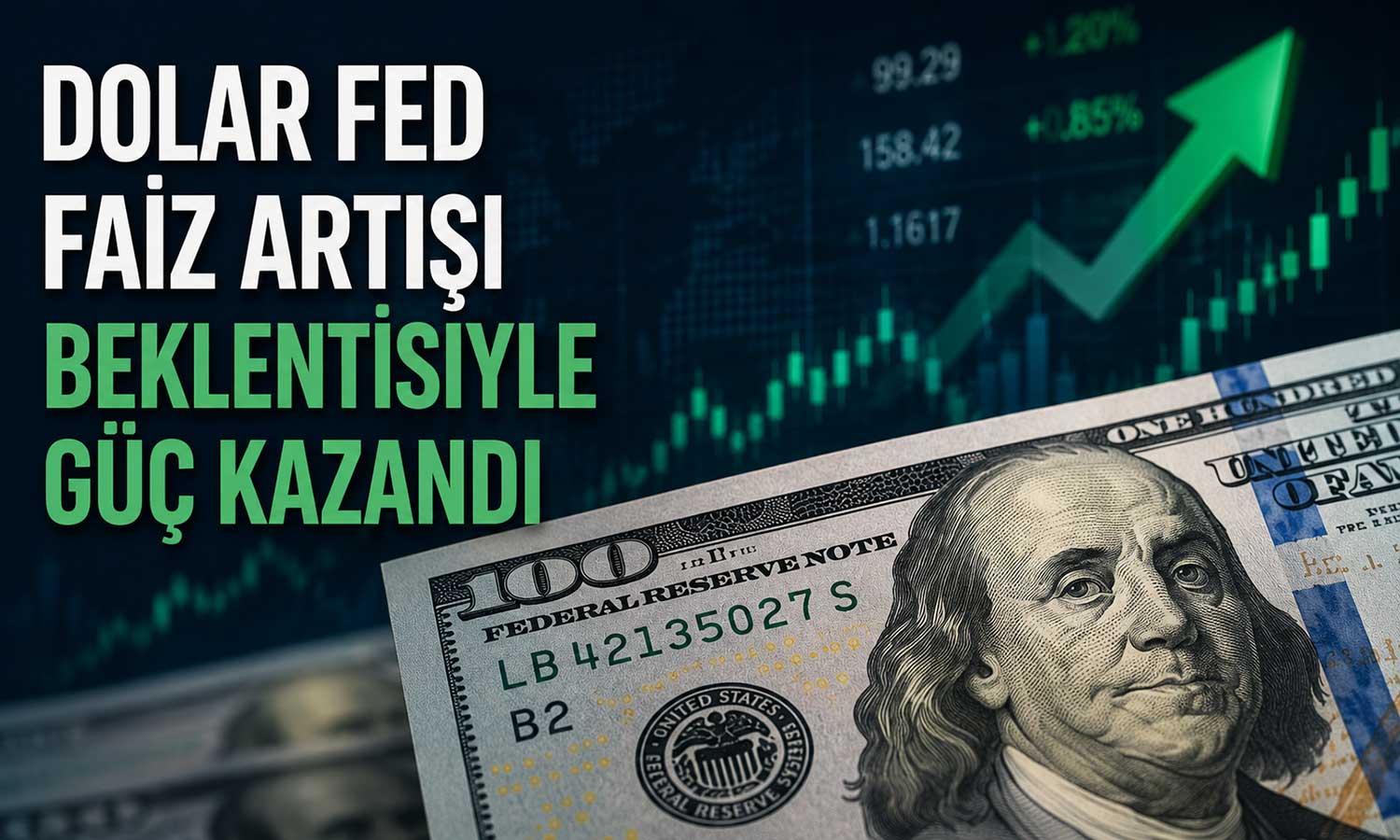 Dolar endeksi iki ayın en güçlü haftasına yöneldi