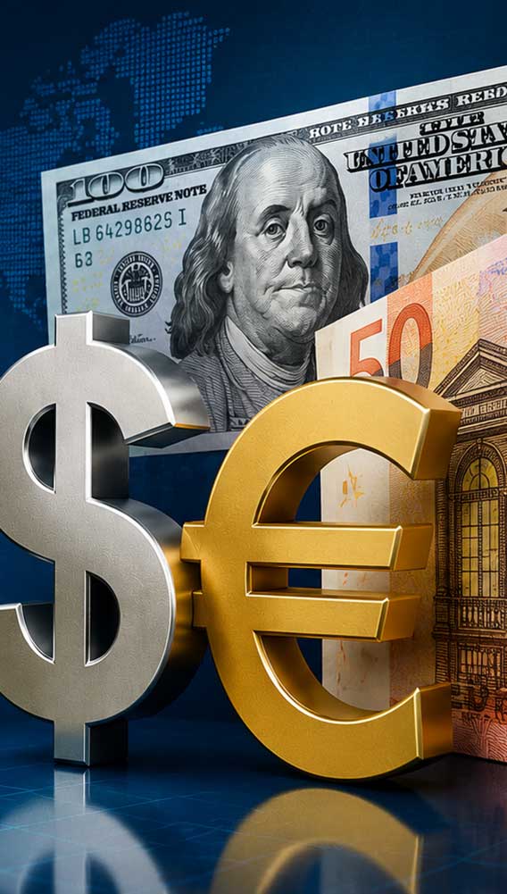 Dolar ve euroda yukarı yönlü seyir devam ediyor