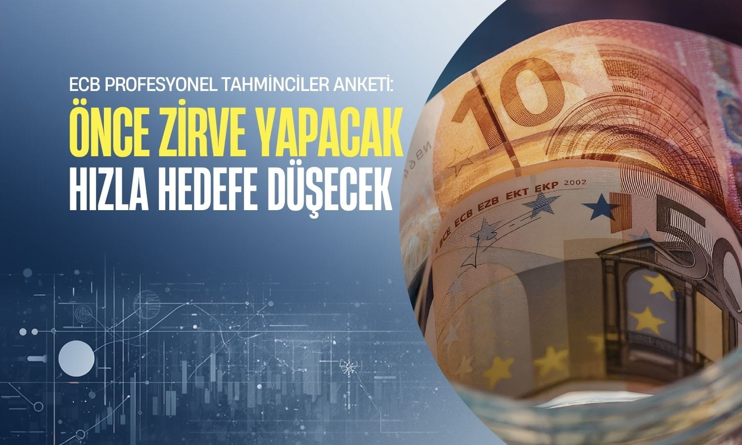 ECB anketi: Enflasyon kısa sürede zirve yapacak hızla hedefe gerileyecek