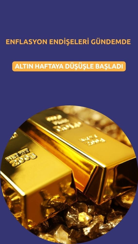 Altın geriledi: İran krizi enflasyon endişelerini güçlendirdi