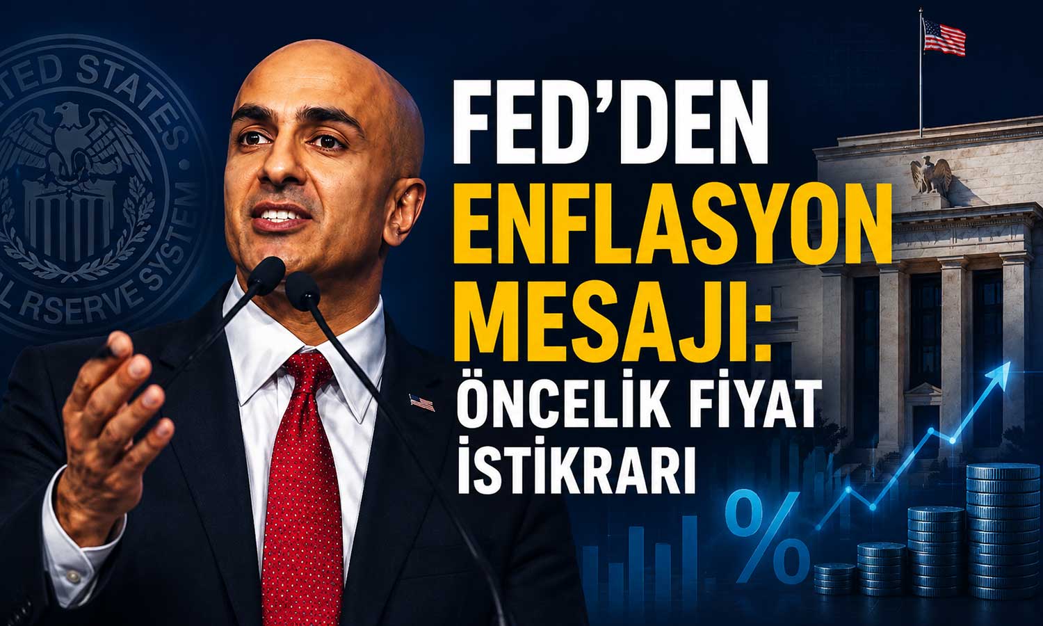 Fed/Kashkari: Gerekirse daha agresif adımlar atabiliriz
