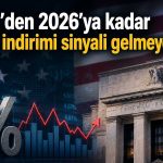 Fed’in faiz freni sürüyor: İndirim beklentileri zayıfladı