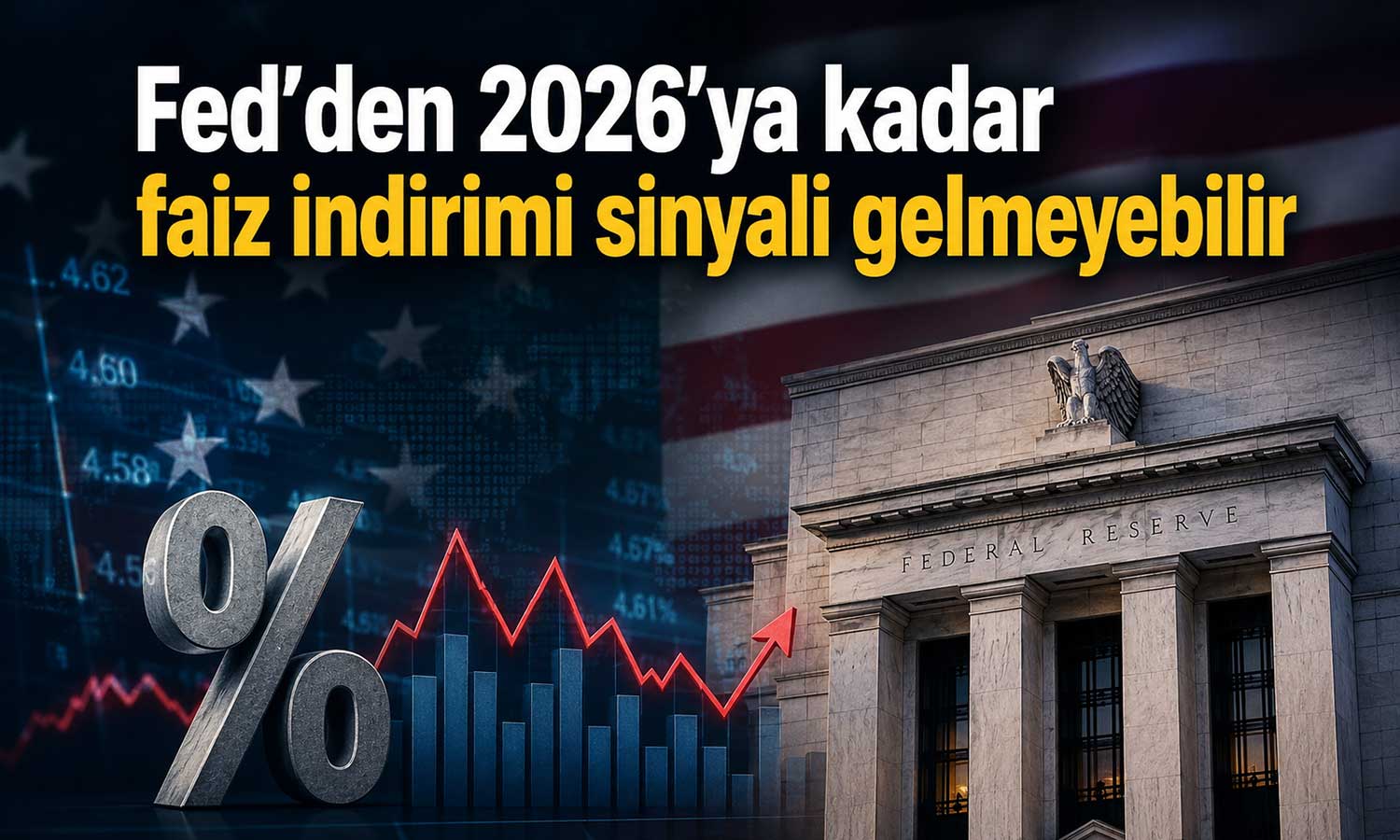 Fed’in faiz freni sürüyor: İndirim beklentileri zayıfladı