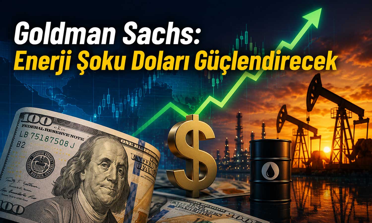 Goldman Sachs: Enerji şoku doları güçlendirecek