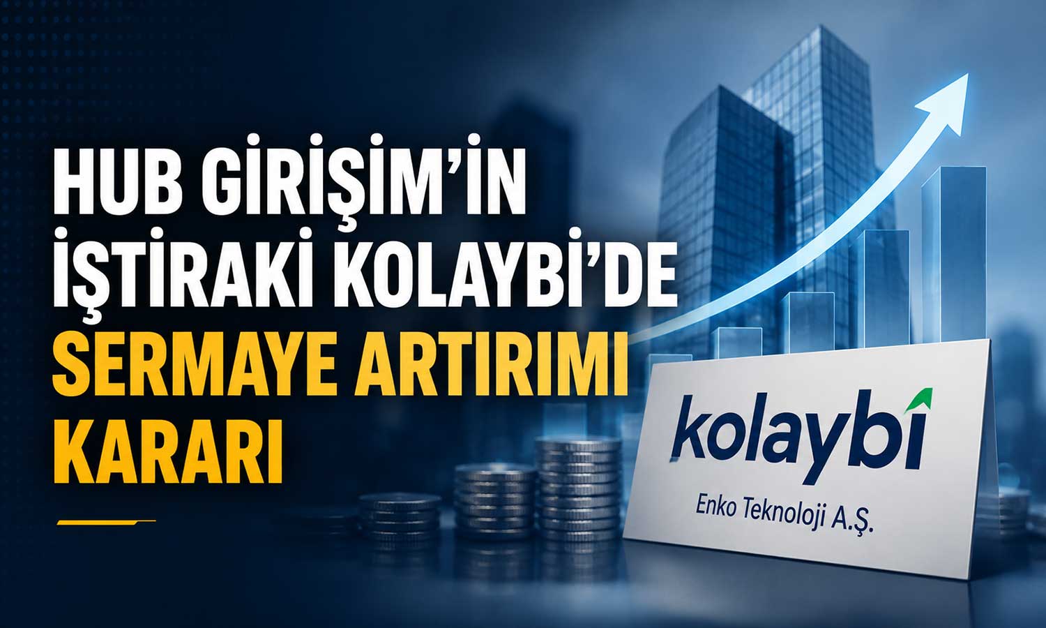 HUB Girişim’in iştiraki Kolaybi’de sermaye artırımı kararı