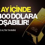 İsviçreli bankadan çarpıcı tahmin: Altın 5400 dolara koşabilir