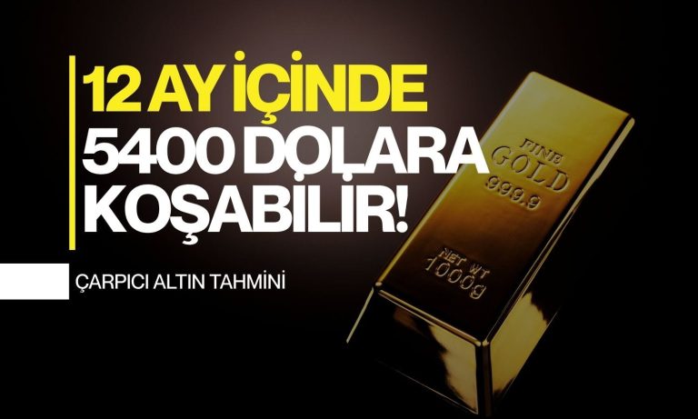 İsviçreli bankadan çarpıcı tahmin: Altın 5400 dolara koşabilir