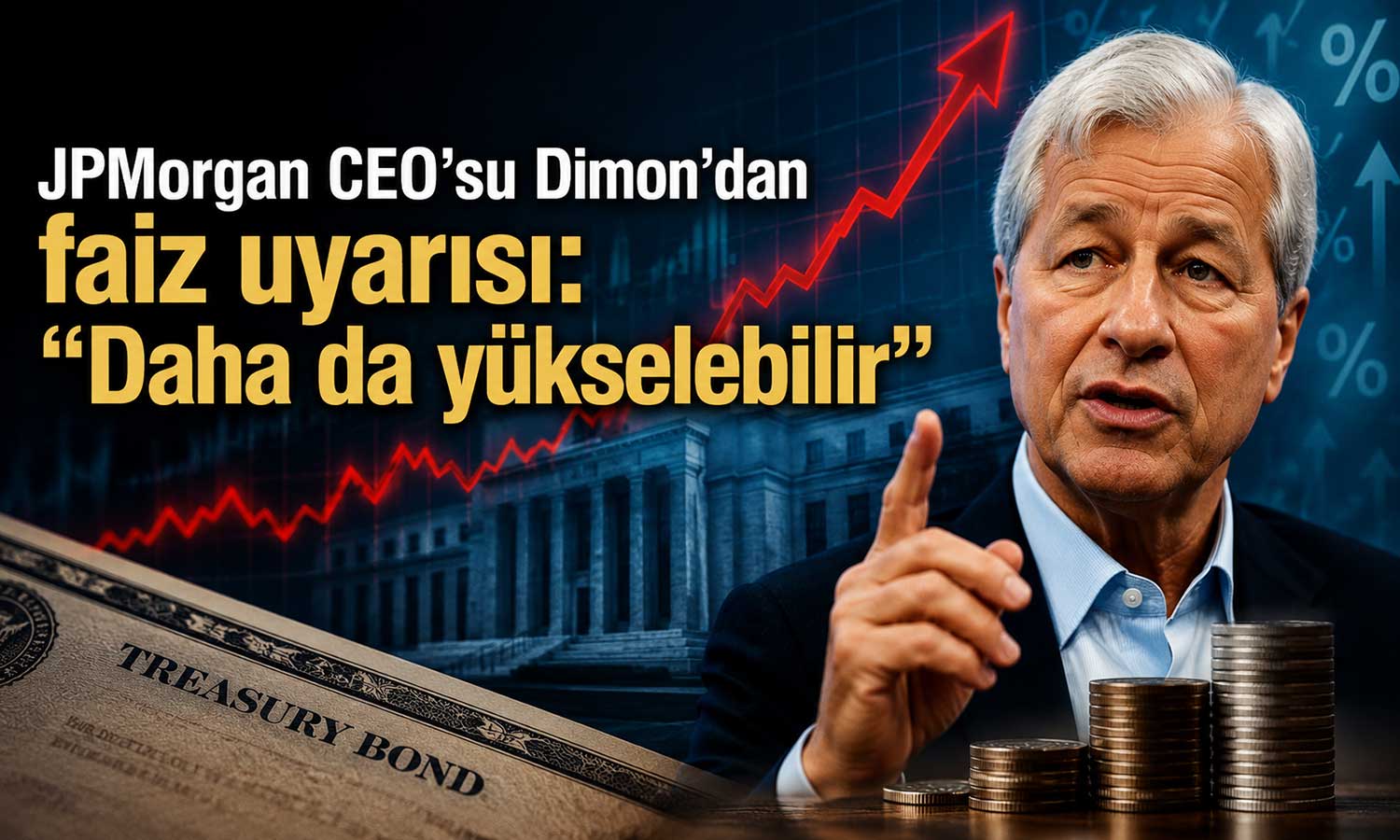Jamie Dimon: Küresel faizlerde yeni zirveler görülebilir