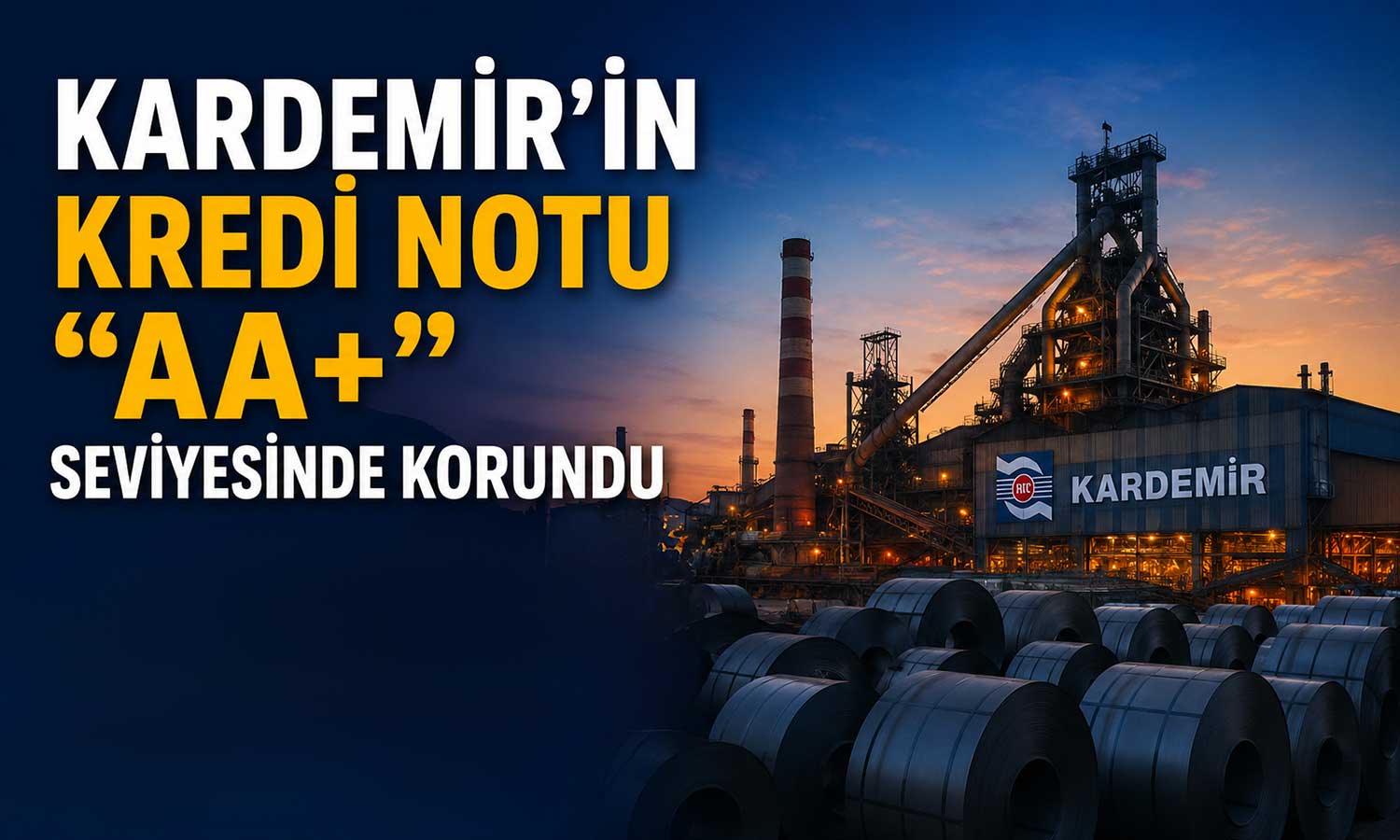 JCR Eurasia’dan Kardemir’e güçlü finansal yapı vurgusu