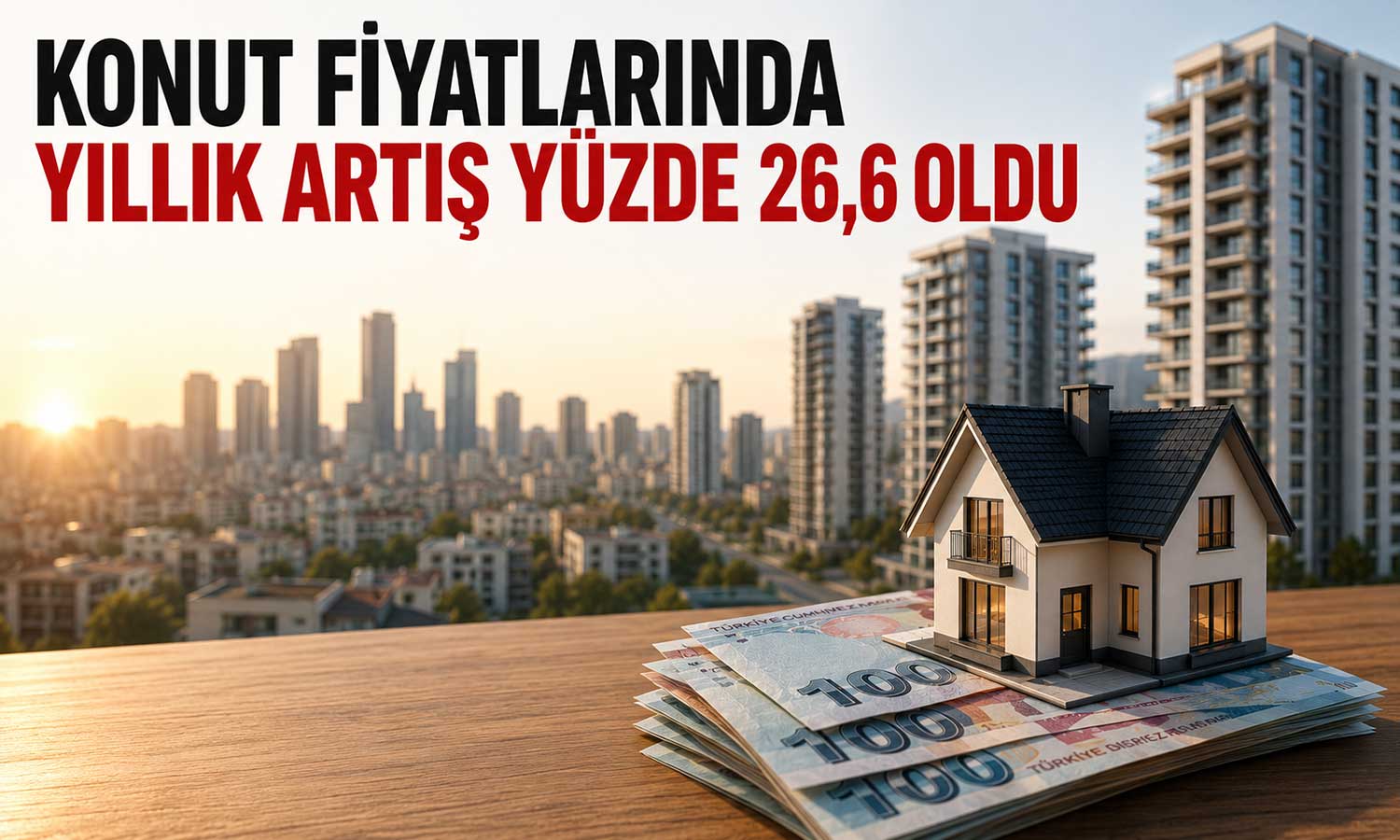 Konut piyasasında yükseliş sürüyor: Reel düşüş dikkat çekti