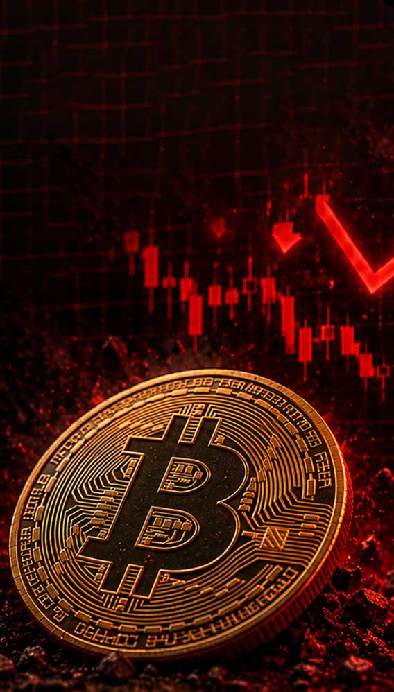 Kripto piyasasında kaldıraç depremi: Bitcoin haftalık kazançlarını sildi