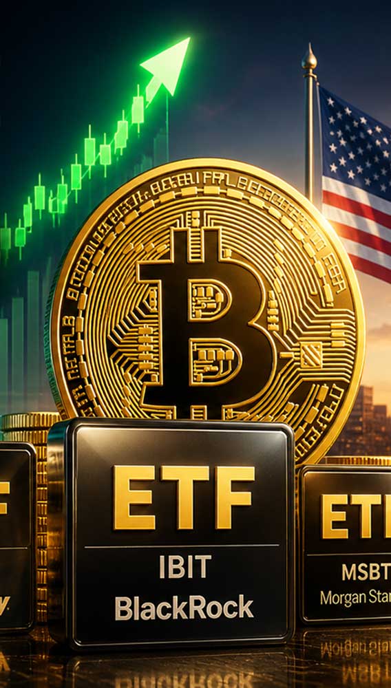 Kriptoya kurumsal akın: Bitcoin ETF’lerine üç günlük güçlü giriş