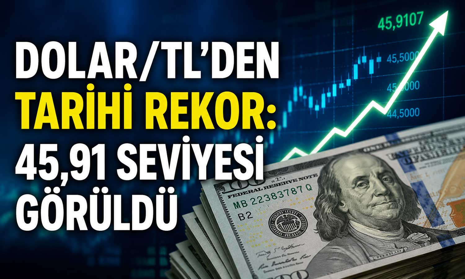 Kurda yeni zirve: Dolar/TL rekor tazeledi