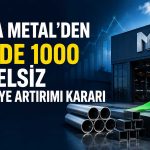 Mega Metal’den dev bedelsiz hamlesi: Yüzde 1000 sermaye artışı