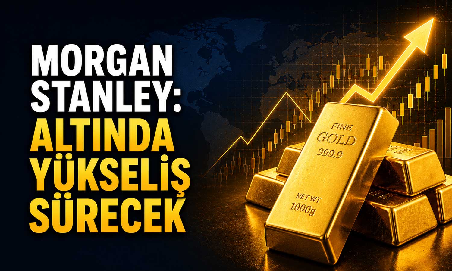 Morgan Stanley, jeopolitik risklere rağmen altın için iyimser