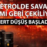 Petrol 100 doların altına geriledi! Barış ihtimali fiyatlanıyor