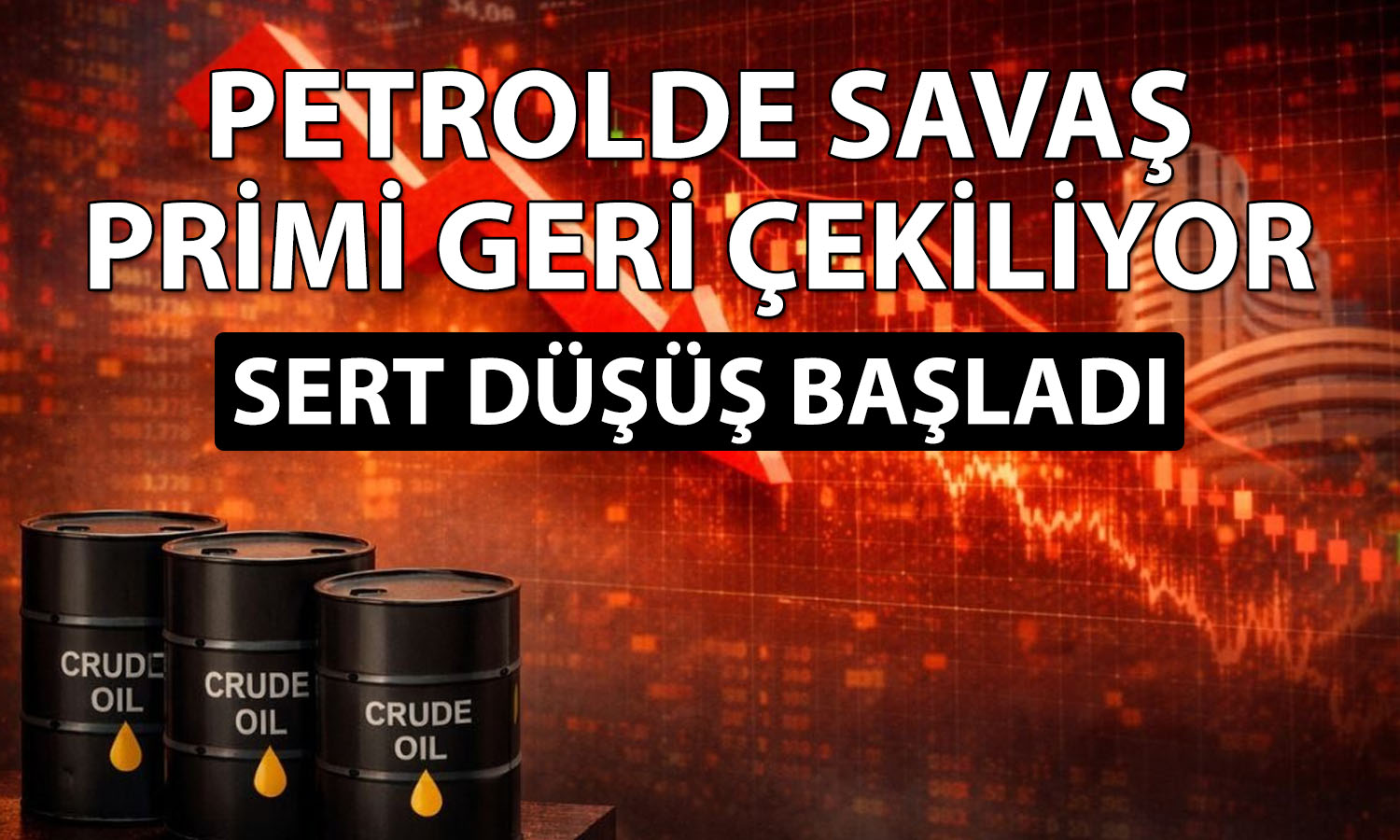 Petrol 100 doların altına geriledi! Barış ihtimali fiyatlanıyor