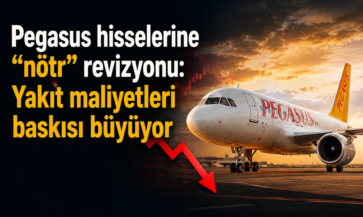PGSUS için hedef fiyat sert düştü: Görünüm indirildi