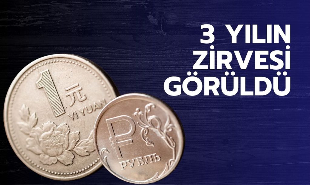 Rus rublesi Çin yuanı karşısında 3 yılın zirvesine çıktı