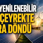 SAY Yenilenebilir Enerji ilk çeyrekte kâra döndü