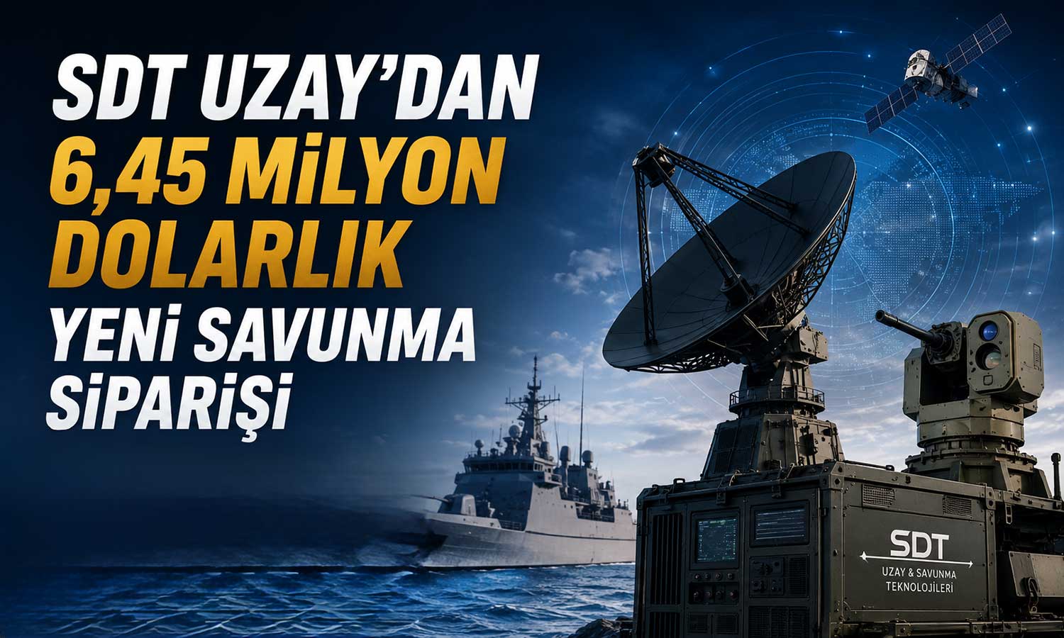 SDT Uzay’dan 6,45 milyon dolarlık yeni savunma siparişi