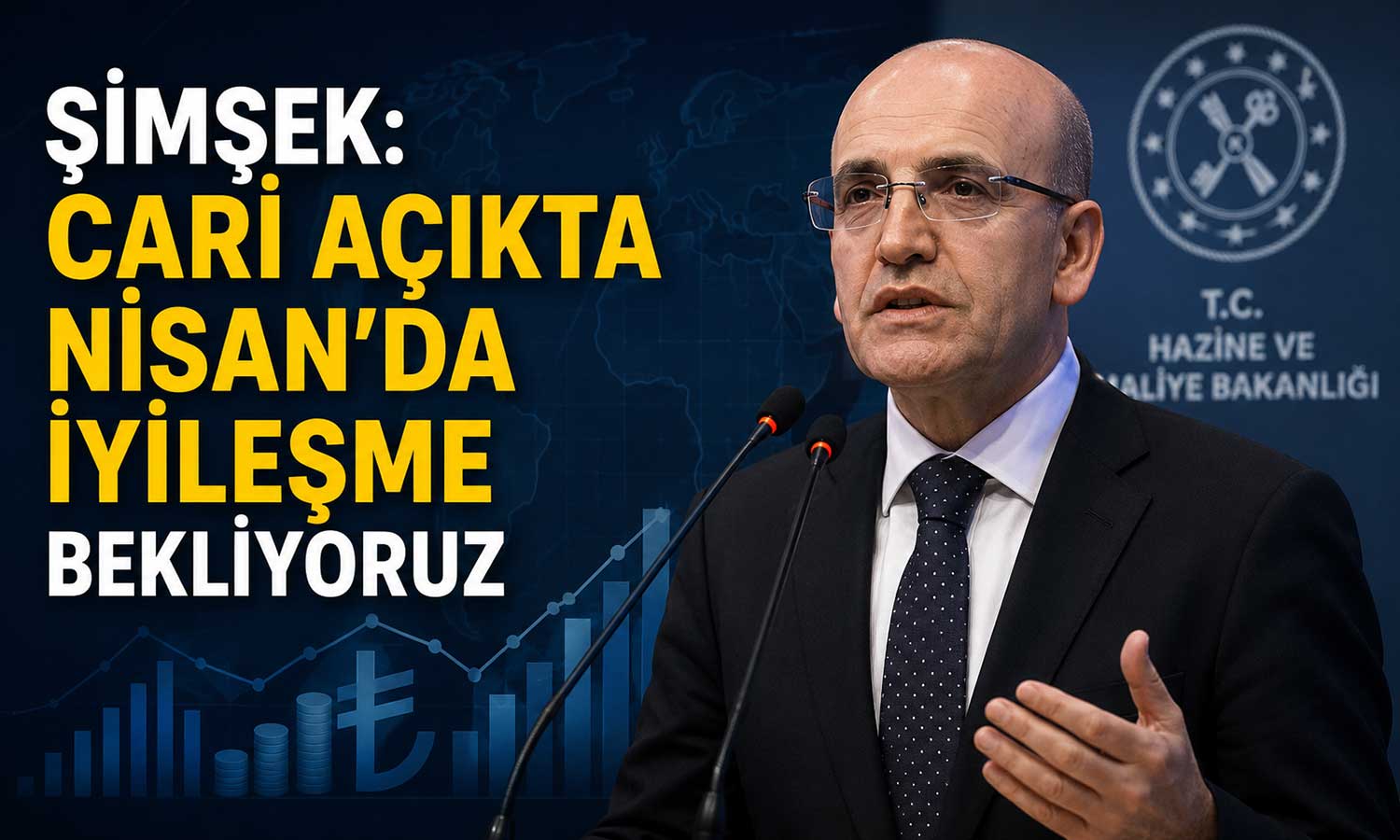 Şimşek: Cari açık yönetilebilir seviyede kalacak