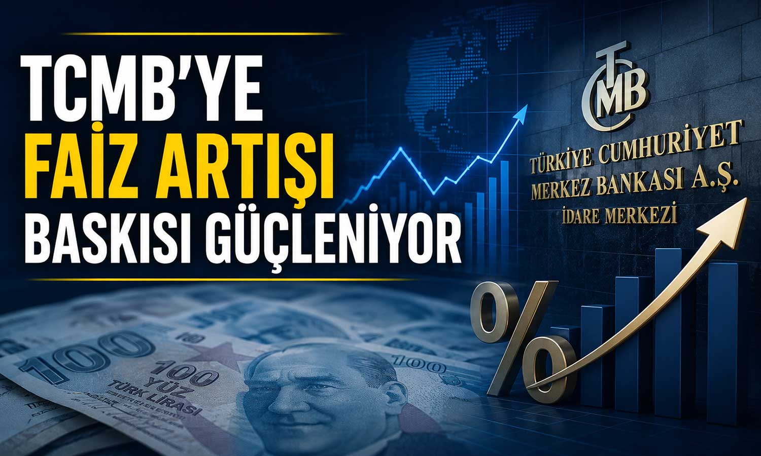Siyasi risk ve enerji fiyatları faiz beklentilerini yükseltti