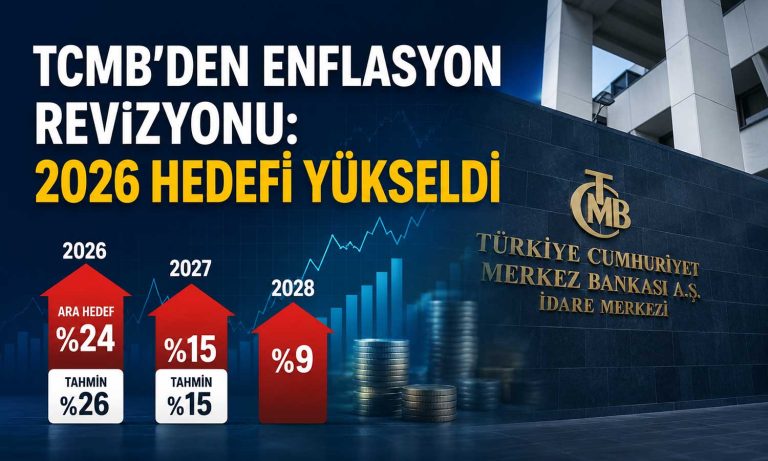 TCMB’den enflasyon revizyonu: 2026 hedefi yükseldi